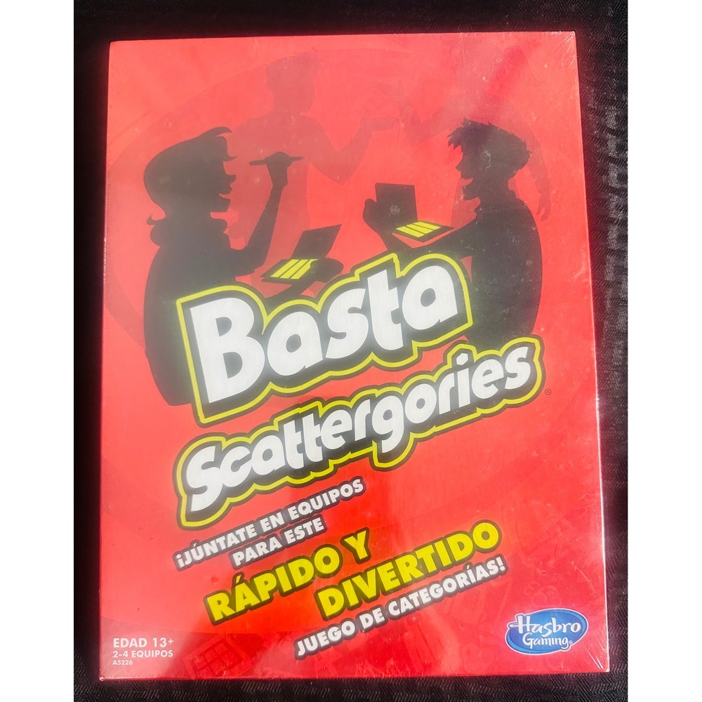Basta Scattergories Spanish Board Game Hasbro A5226 NEW Factory Sealed Español
